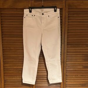 J. Crew Women's Off-White Ankle Jeans